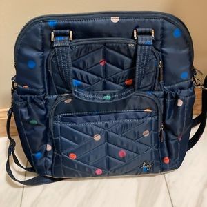 Lug Canter 2 Multi Dot Navy- Like new